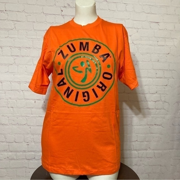 Zumba Fitness Tops - ZUMBA T-Shirt “ZUMBA ORIGINAL” customazible 100% cotton Large NWOT